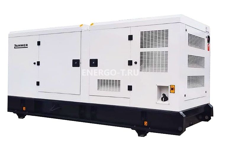 Дизельный генератор ZAMMER AD-50-Т400 в кожухе с выносным АВР