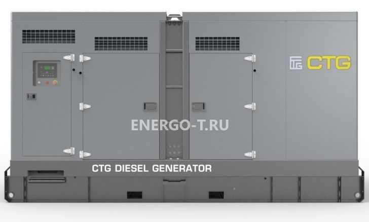 Дизельный генератор CTG 150C в кожухе с АВР