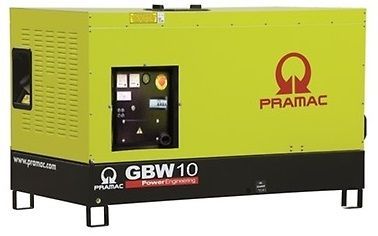 Дизельный генератор PRAMAC GBW 10 P в кожухе с АВР